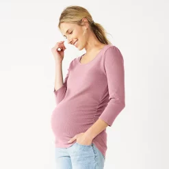 Maternity Sonoma Goods For Life® Essential Scoopneck Tee 14 Maternity Sonoma Goods For Life® Essential Scoopneck Tee -Sonoma Clothing Store 5236820 Chic Mauve