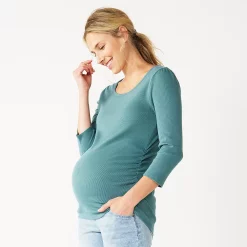 Maternity Sonoma Goods For Life® Essential Scoopneck Tee 15 Maternity Sonoma Goods For Life® Essential Scoopneck Tee -Sonoma Clothing Store 5236820 Huxley Blue