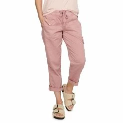 Petite Sonoma Goods For Life® Pull-On Utility Capri Pants -Sonoma Clothing Store 5240315 Chic Mauve