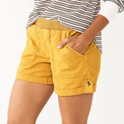 Women's Sonoma Goods For Life® Easy Pull-On 5" Utility Shorts -Sonoma Clothing Store 5243307 Ginger