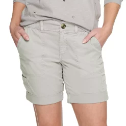 Women's Sonoma Goods For Life® Comfort Waist Utility Bermuda Shorts 20 Women's Sonoma Goods For Life® Comfort Waist Utility Bermuda Shorts -Sonoma Clothing Store 5243469 Almond