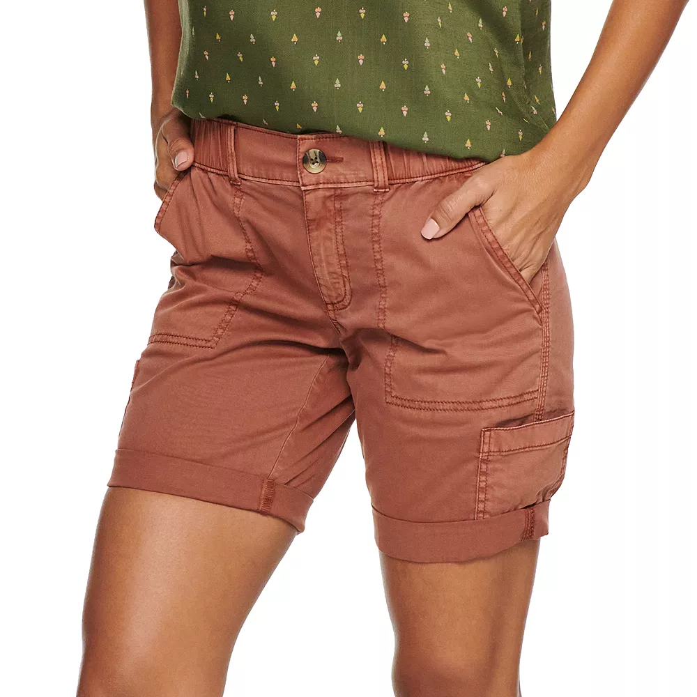 Women's Sonoma Goods For Life® Comfort Waist Utility Bermuda Shorts 8 Women's Sonoma Goods For Life® Comfort Waist Utility Bermuda Shorts - Image 6