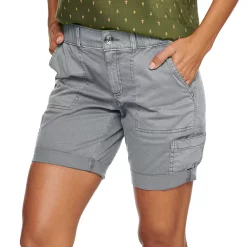 Women's Sonoma Goods For Life® Comfort Waist Utility Bermuda Shorts 18 Women's Sonoma Goods For Life® Comfort Waist Utility Bermuda Shorts -Sonoma Clothing Store 5243469 Light Gray