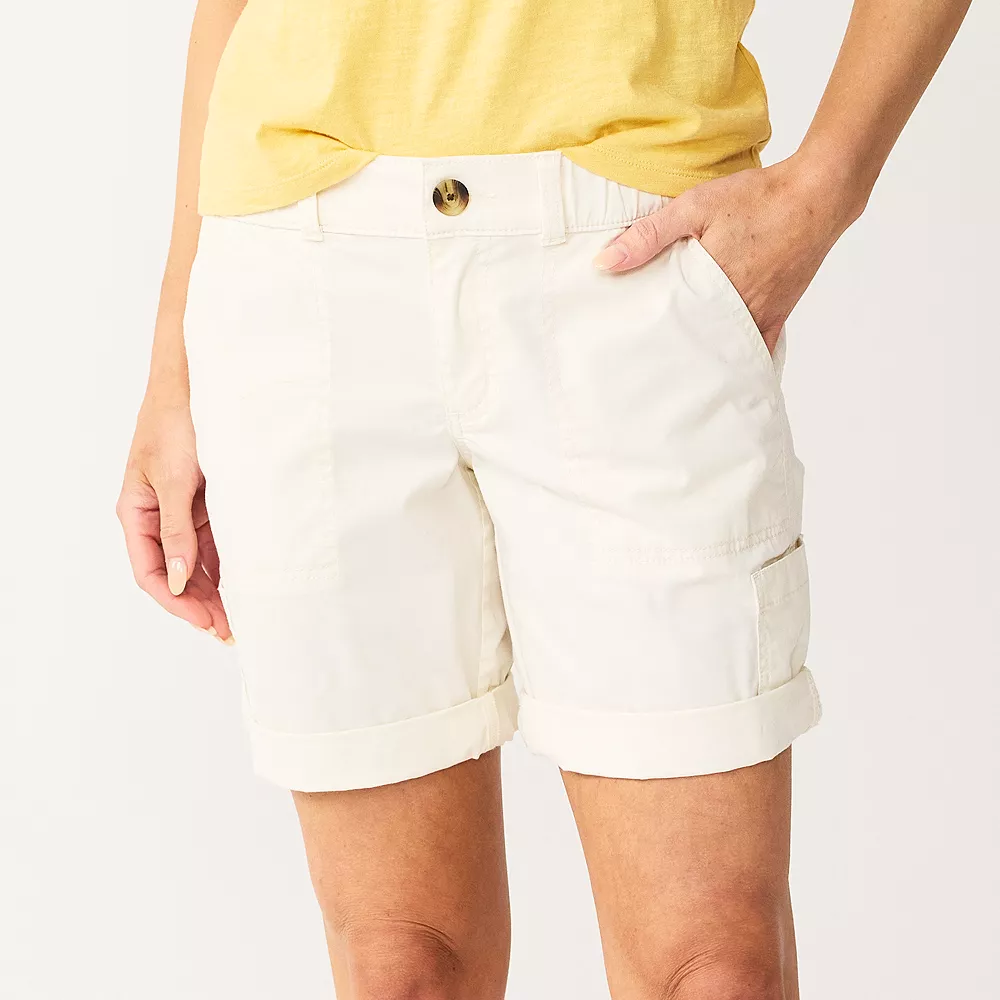 Women's Sonoma Goods For Life® Comfort Waist Utility Bermuda Shorts 10 Women's Sonoma Goods For Life® Comfort Waist Utility Bermuda Shorts - Image 8