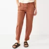 Women's Sonoma Goods For Life® Convertible Tapered-Leg High-Waisted Utility Pants -Sonoma Clothing Store 5260735 Cinnamon