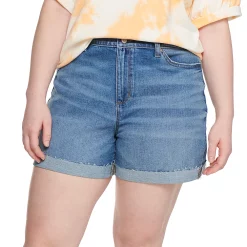 Plus Size Sonoma Goods For Life® Premium High-Waist Denim Shorts 14 Plus Size Sonoma Goods For Life® Premium High-Waist Denim Shorts -Sonoma Clothing Store 5261004 Broadway
