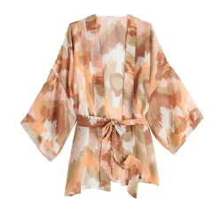 Women's Sonoma Goods For Life® Tie-Dye Tie Front Kimono -Sonoma Clothing Store 5291761 ALT2