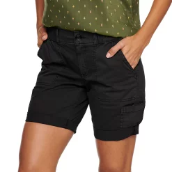 Petite Sonoma Goods For Life® Comfort Waist Utility Bermuda Shorts 9 Petite Sonoma Goods For Life® Comfort Waist Utility Bermuda Shorts -Sonoma Clothing Store 5302595 Black