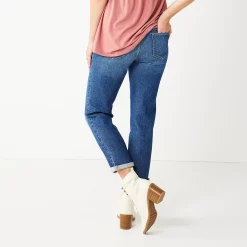 Maternity Sonoma Goods For Life® Over-the-Belly Girlfriend Crop Jeans -Sonoma Clothing Store 5355750 ALT