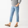 Maternity Sonoma Goods For Life® Over-the-Belly Girlfriend Crop Jeans 1 Maternity Sonoma Goods For Life® Over-the-Belly Girlfriend Crop Jeans -Sonoma Clothing Store 5355750 Medium Wash