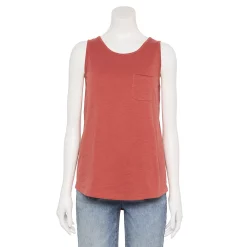 Women's Sonoma Goods For Life® High-Neck Tank -Sonoma Clothing Store 5467284 Mauve