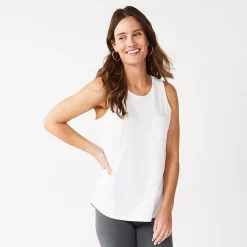 Women's Sonoma Goods For Life® High-Neck Tank -Sonoma Clothing Store 5467284 White