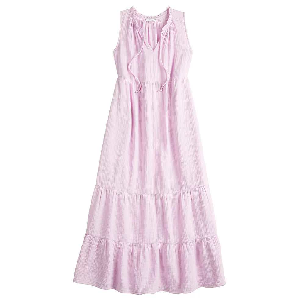 Women's Sonoma Goods For Life® x Lauren Lane Sleeveless Tiered Dress 7 Women's Sonoma Goods For Life® x Lauren Lane Sleeveless Tiered Dress - Image 5
