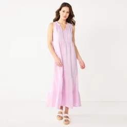 Women's Sonoma Goods For Life® x Lauren Lane Sleeveless Tiered Dress 8 Women's Sonoma Goods For Life® x Lauren Lane Sleeveless Tiered Dress -Sonoma Clothing Store 5489837 Daydream Purple