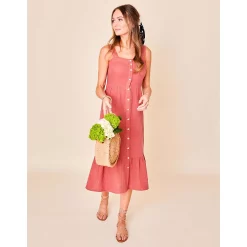 Women's Sonoma Goods For Life® x Lauren Lane Button Front Flounce Dress 10 Women's Sonoma Goods For Life® x Lauren Lane Button Front Flounce Dress -Sonoma Clothing Store 5489838 ALT3