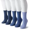 Women's Sonoma Goods For Life® 5 Pack Plain Knit Crew Socks 1 Women's Sonoma Goods For Life® 5 Pack Plain Knit Crew Socks -Sonoma Clothing Store 5497544 Blue Heather