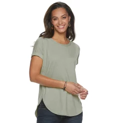 Women's Sonoma Goods For Life® Supersoft Dolman Tunic -Sonoma Clothing Store 5499245 Green Gray