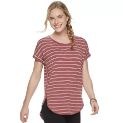 Women's Sonoma Goods For Life® Supersoft Dolman Tunic -Sonoma Clothing Store 5499245 Mauve Stripe