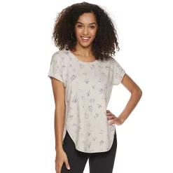 Women's Sonoma Goods For Life® Supersoft Dolman Tunic -Sonoma Clothing Store 5499245 Purple Floral