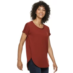 Women's Sonoma Goods For Life® Supersoft Dolman Tunic -Sonoma Clothing Store 5499245 Rust