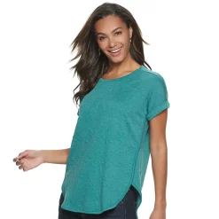 Women's Sonoma Goods For Life® Supersoft Dolman Tunic -Sonoma Clothing Store 5499245 Textured Teal