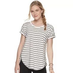 Women's Sonoma Goods For Life® Supersoft Dolman Tunic -Sonoma Clothing Store 5499245 White Stripe