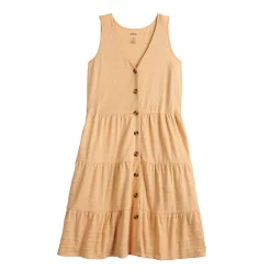 Women's Sonoma Goods For Life® Sleeveless Tiered Knit Dress -Sonoma Clothing Store 5501602 ALT5