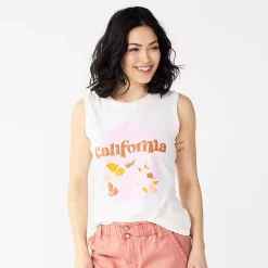 Women's Sonoma Goods For Life® Muscle Graphic Tank -Sonoma Clothing Store 5504455 California