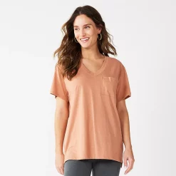 Women's Sonoma Goods For Life® Tunic Tee -Sonoma Clothing Store 5508079 Cinnamon Brown