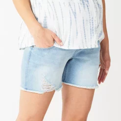 Maternity Sonoma Goods For Life® Over-The-Belly Panel Jean Shorts