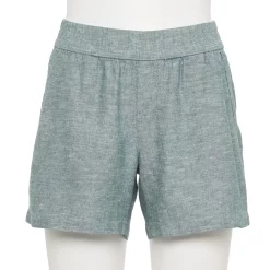 Women's Sonoma Goods For Life® 5" Pull-On Easy Shorts -Sonoma Clothing Store 5526329 Nostalgic Green