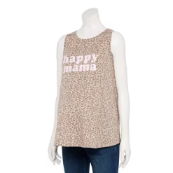 Maternity Sonoma Goods For Life® Graphic Muscle Tank -Sonoma Clothing Store 5529124 Happy Mama
