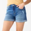 Women's Sonoma Goods For Life® Relaxed Rolled-Cuff Denim Shorts -Sonoma Clothing Store 5529294 Pressley