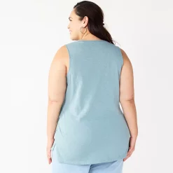 Plus Size Sonoma Goods For Life® Graphic Muscle Tank -Sonoma Clothing Store 5529302 ALT