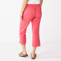 Women's Sonoma Goods For Life® Cropped Lightweight Lounge Pants -Sonoma Clothing Store 5545996 ALT