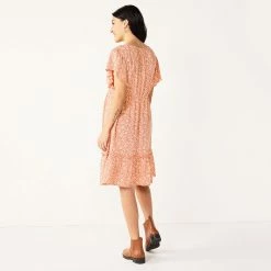 Maternity Sonoma Goods For Life® Flutter-Sleeve Tiered Dress 11 Maternity Sonoma Goods For Life® Flutter-Sleeve Tiered Dress -Sonoma Clothing Store 5549577 ALT