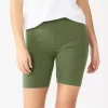 Petite Sonoma Goods For Life® High-Waisted Bike Shorts 2 Petite Sonoma Goods For Life® High-Waisted Bike Shorts -Sonoma Clothing Store 5555069 Sydney Olive