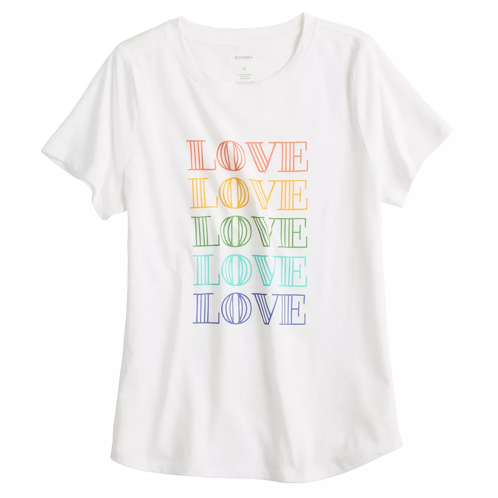 Women's Sonoma Goods For Life® Pride Graphic Tee 5 Women's Sonoma Goods For Life® Pride Graphic Tee - Image 3