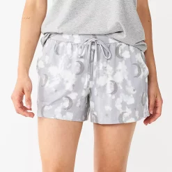 Women's Sonoma Goods For Life® Essential Pajama Shorts -Sonoma Clothing Store 5558710 Gray Moon
