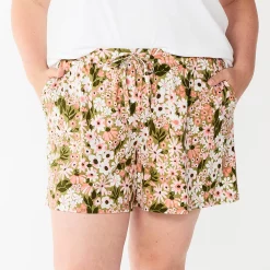 Plus Size Sonoma Goods For Life® Essential Pajama Shorts