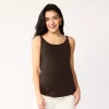 Maternity Sonoma Goods For Life® Nursing Shelf Cami -Sonoma Clothing Store 5560294 Bittersweet Merlot