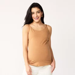 Maternity Sonoma Goods For Life® Nursing Shelf Cami -Sonoma Clothing Store 5560294 Tallus Brown