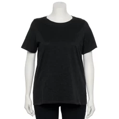 Petite Plus Size Sonoma Goods For Life® Crewneck Tee 68 Petite Plus Size Sonoma Goods For Life® Crewneck Tee -Sonoma Clothing Store 5572597 Black
