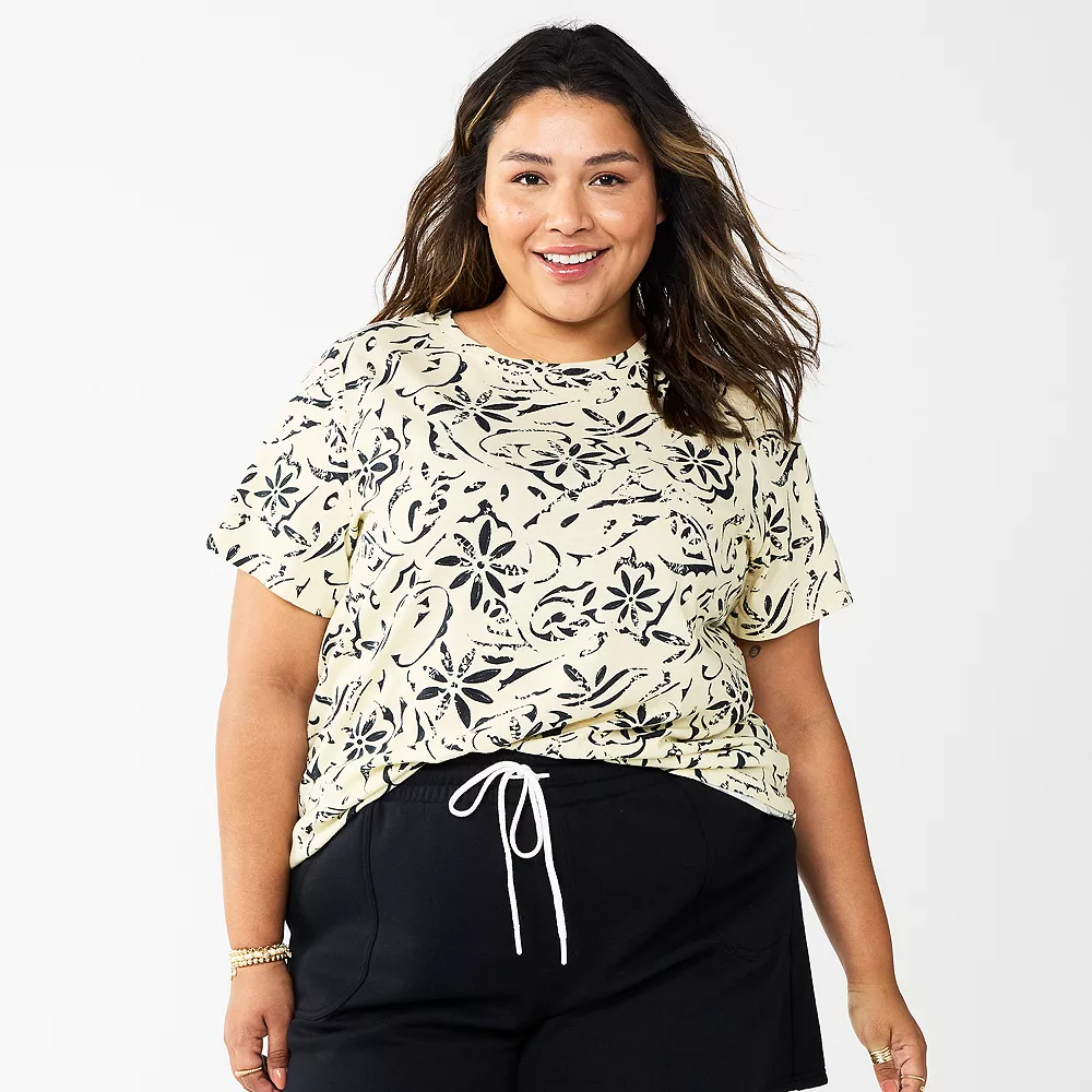 Petite Plus Size Sonoma Goods For Life® Crewneck Tee 19 Petite Plus Size Sonoma Goods For Life® Crewneck Tee - Image 17