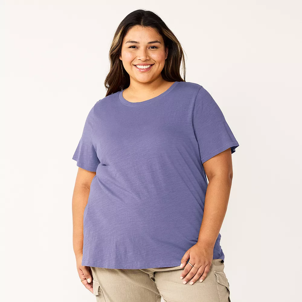 Petite Plus Size Sonoma Goods For Life® Crewneck Tee 36 Petite Plus Size Sonoma Goods For Life® Crewneck Tee - Image 34