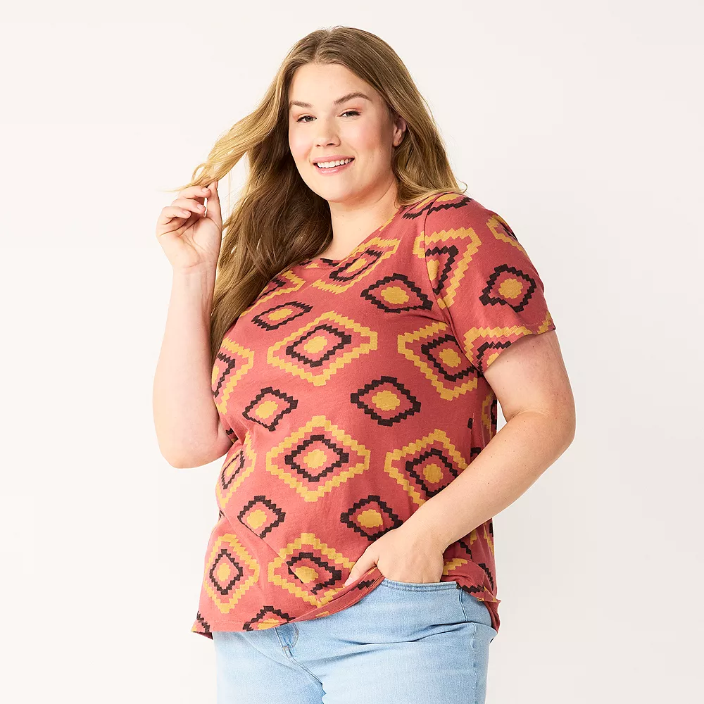 Petite Plus Size Sonoma Goods For Life® Crewneck Tee 18 Petite Plus Size Sonoma Goods For Life® Crewneck Tee - Image 16