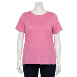 Petite Plus Size Sonoma Goods For Life® Crewneck Tee 62 Petite Plus Size Sonoma Goods For Life® Crewneck Tee -Sonoma Clothing Store 5572597 Mauve Peony