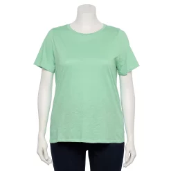 Petite Plus Size Sonoma Goods For Life® Crewneck Tee 63 Petite Plus Size Sonoma Goods For Life® Crewneck Tee -Sonoma Clothing Store 5572597 Mint Green