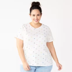 Petite Plus Size Sonoma Goods For Life® Crewneck Tee 45 Petite Plus Size Sonoma Goods For Life® Crewneck Tee -Sonoma Clothing Store 5572597 Multi Color Sun