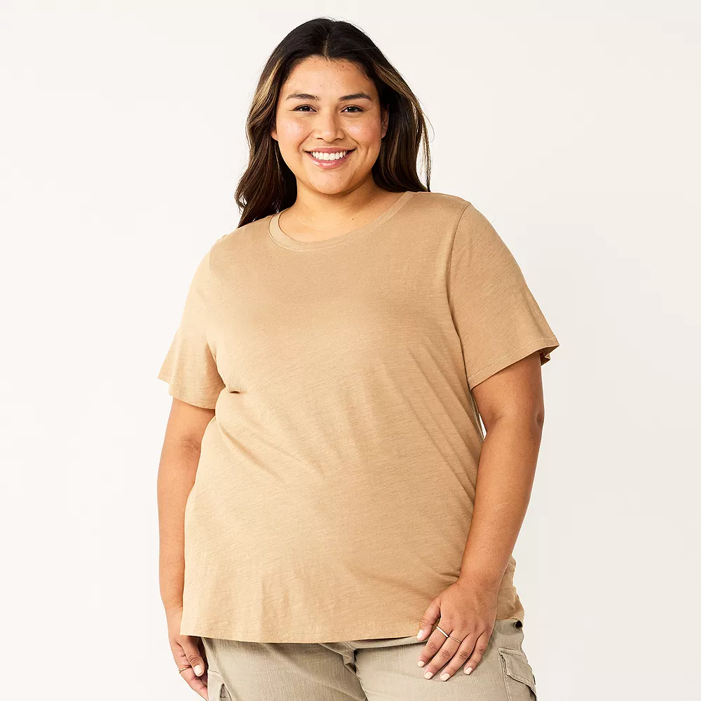 Petite Plus Size Sonoma Goods For Life® Crewneck Tee 38 Petite Plus Size Sonoma Goods For Life® Crewneck Tee - Image 36